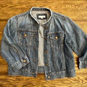 Loft Denim 3/4 Sleeve Jacket Size Small